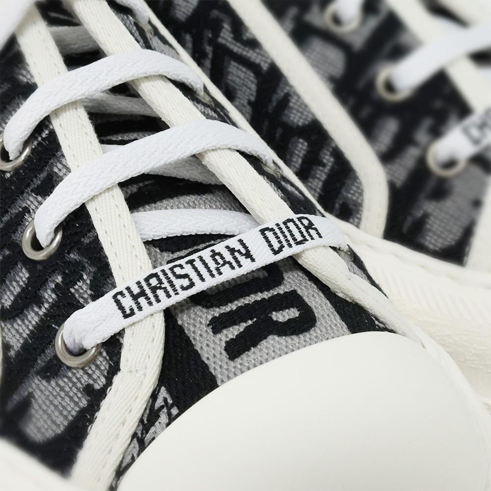 DIOR Oblique Canvas Low-Top Sneakers Women’s White/Navy
