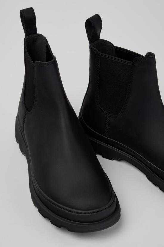 Camper Brutus Ankle Boots Men’s Black Leather K300534 001 DOM