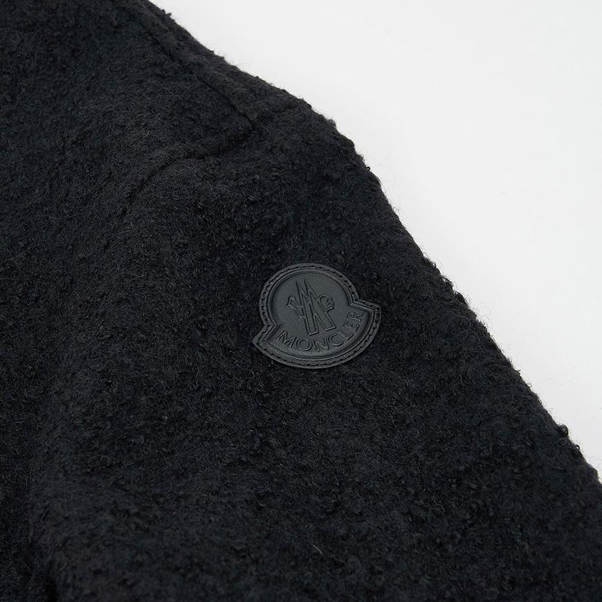 Moncler Womens Boucle Zip Shirt Jacket Cardigan 2F00022 597TE 999