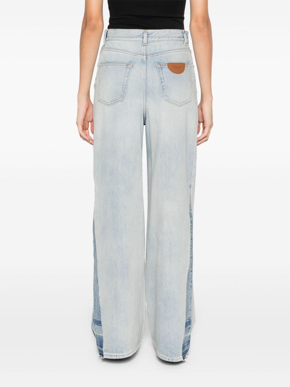 Chloe Wide Leg Denim Jeans CH24WDP0215149V