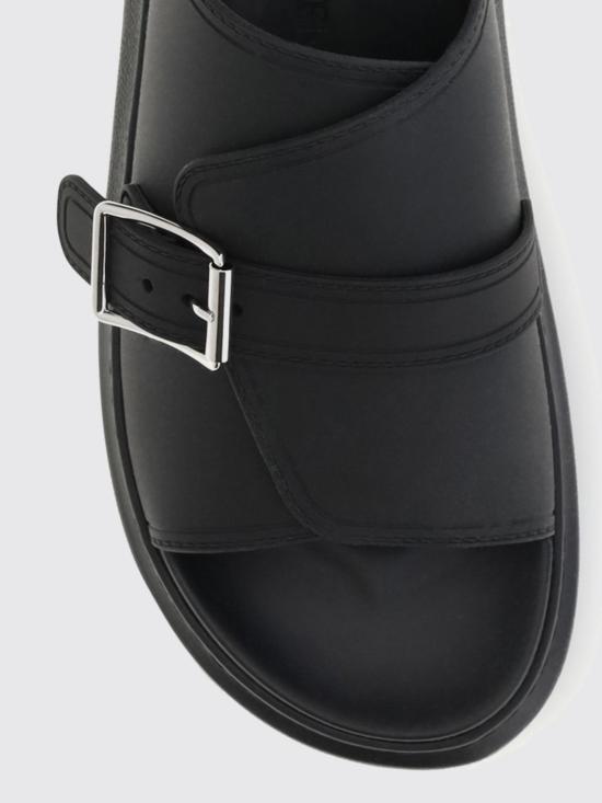 Alexander Mcqueen Mule Slippers Sandals for Men 874829 W4Z90 1000 BLACK DOM