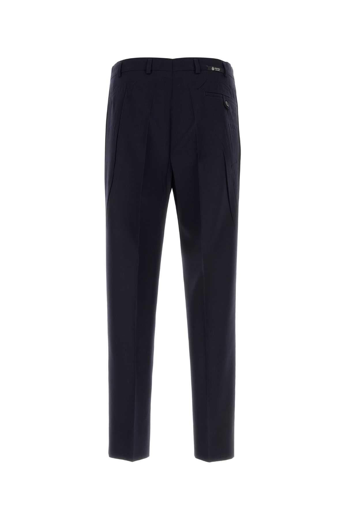 PRADA Gray Wool Trousers Men’s Suit Pants