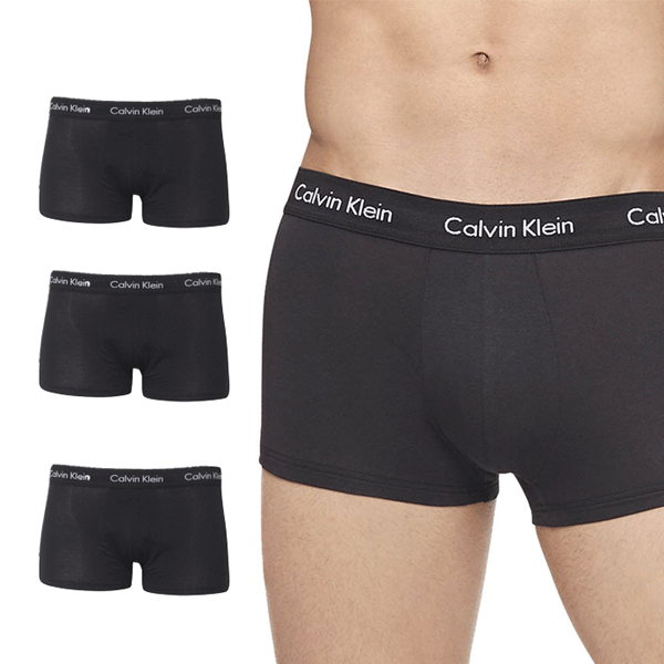 Calvin Klein Men’s Classic Cotton Briefs Underwear 3-Pack NB4002 001