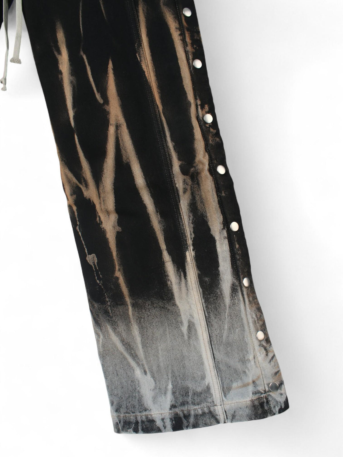 Rick Owens DRKSHDW Black Denim Pusher Pants Joggers DU02D2393 BSUN 0983