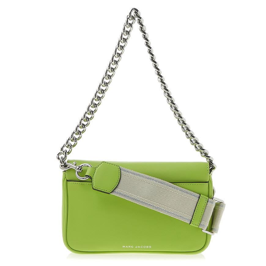 Marc Jacobs The J Marc Shoulder Bag Green Leather Women’s Shoulder Bag