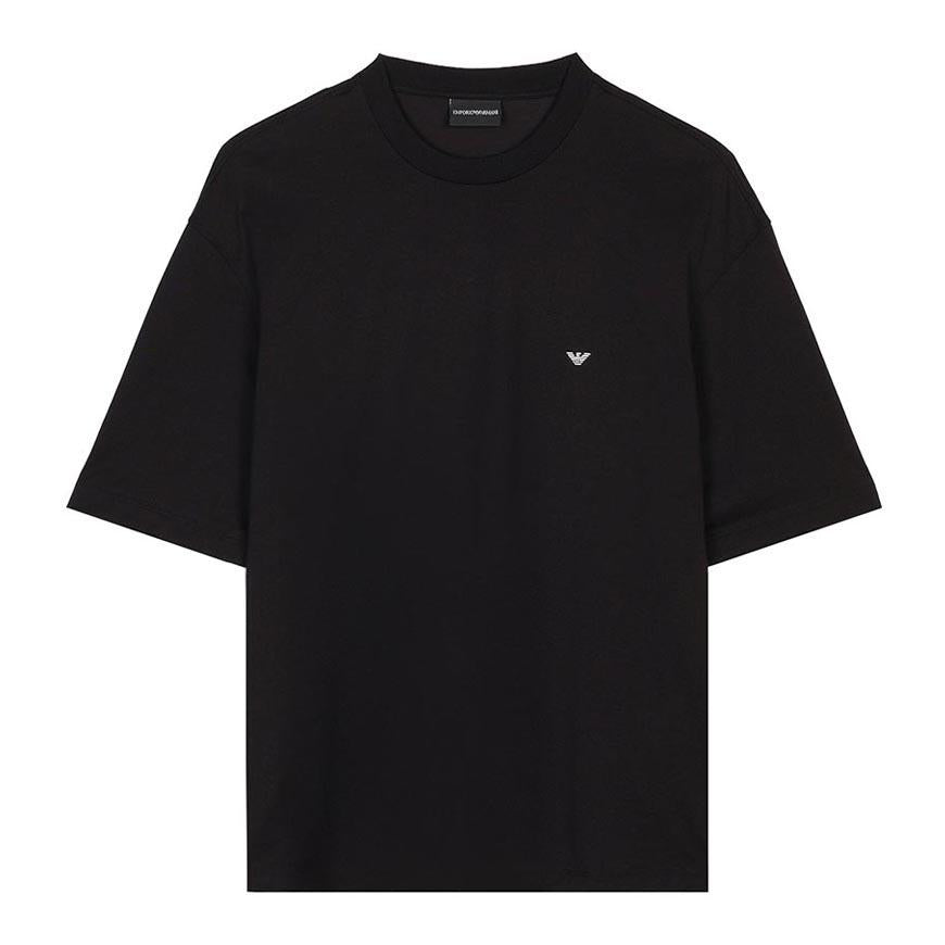 Emporio Armani Men’s Logo Print T-Shirt White Cotton