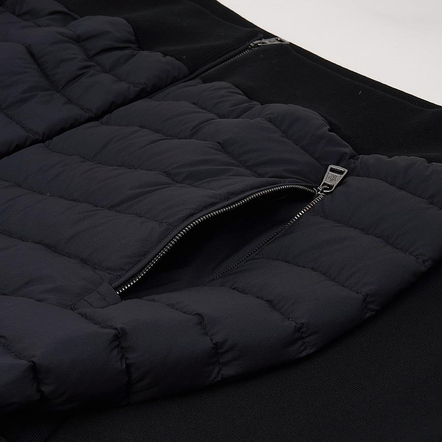 Moncler Men’s Padded Zip-Up Knit Cardigan Jacket 9B00022 V9100 999