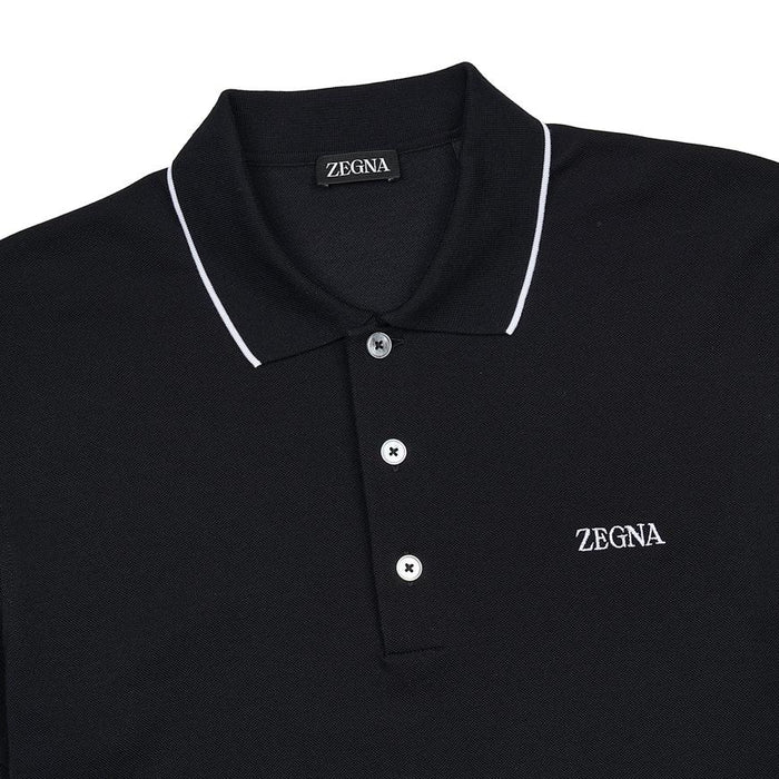 Zegna Men’s Stretch Polo T-Shirt E7358A5 B746 K09