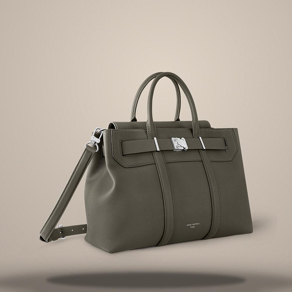 Louis Vuitton Georges Tote MM Khaki Canvas Tote Bag Z3302