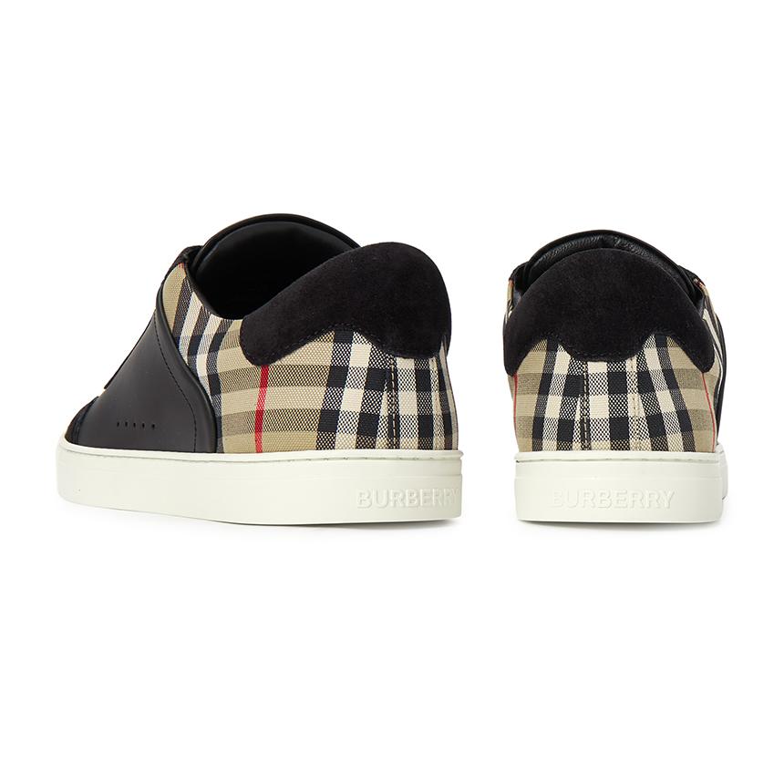 BURBERRY Check Low-Top Sneakers Men’s 8070818
