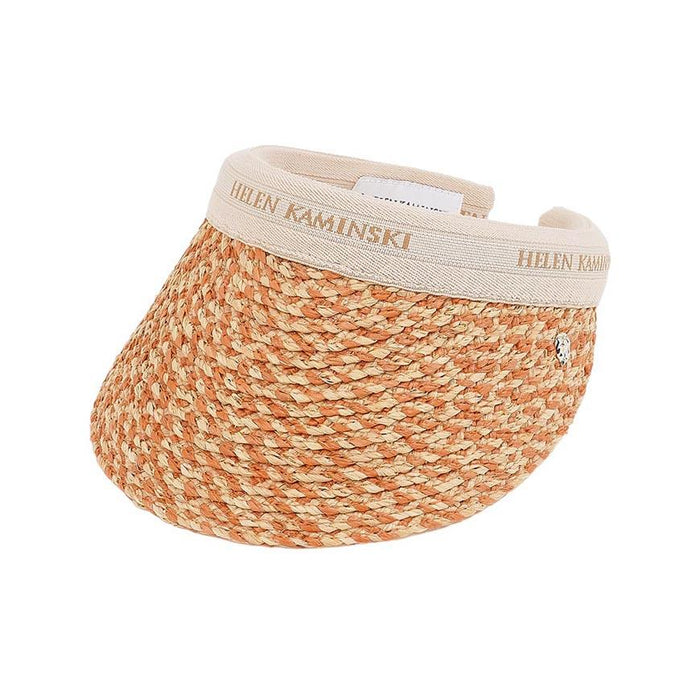 HELEN KAMINSKI Salmon Melange Natural Bianca 10 Visor Hat