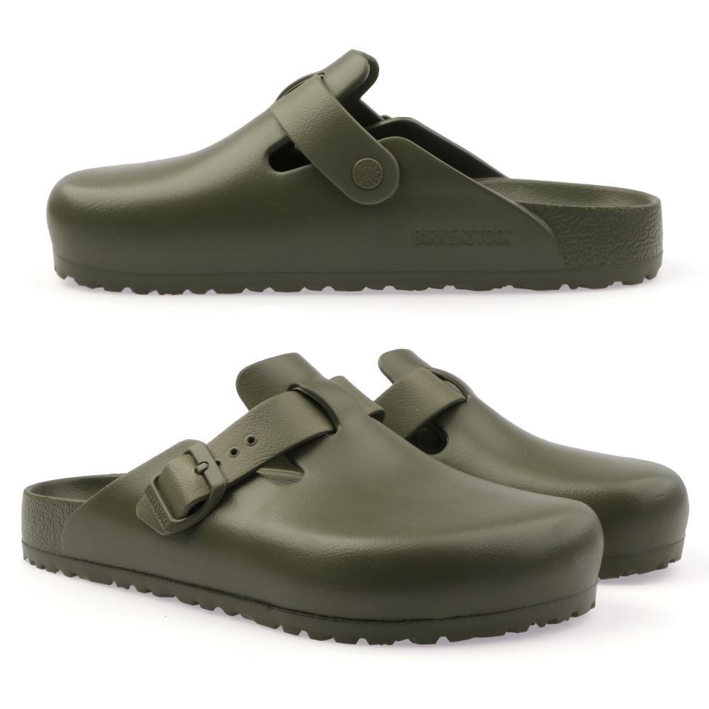 Birkenstock Boston EVA Sandals Khaki Women’s