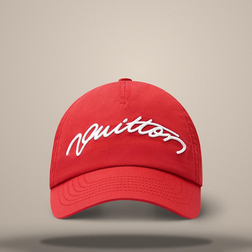 Louis Vuitton Signature Red Cap M5552