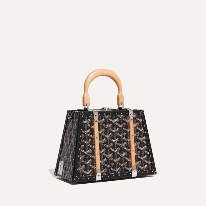 GOYARD Saigon Mini Trunk Tote Bag Black Women’s SAIMA2MINTY 01CL 01P