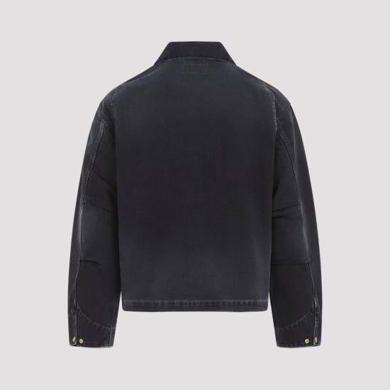 CARHARTT WIP Black Bomber Jacket for Men