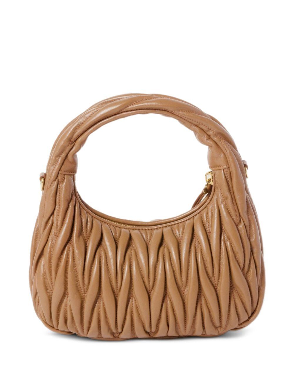 Miu Miu Black Leather Tote Bag