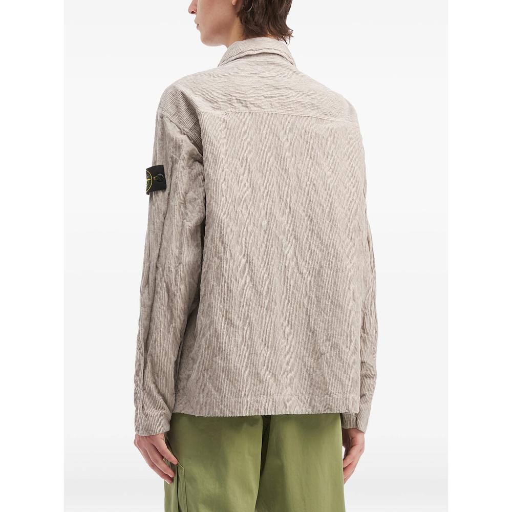 STONE ISLAND Wrinkle Corduroy Men’s Shirt Jacket
