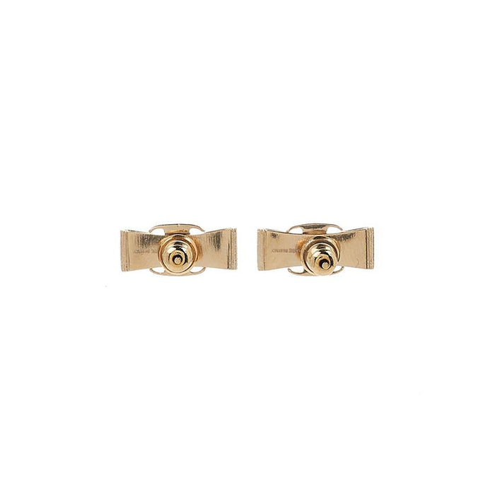 Ferragamo Women Vara Bow Earrings Gold 0998984