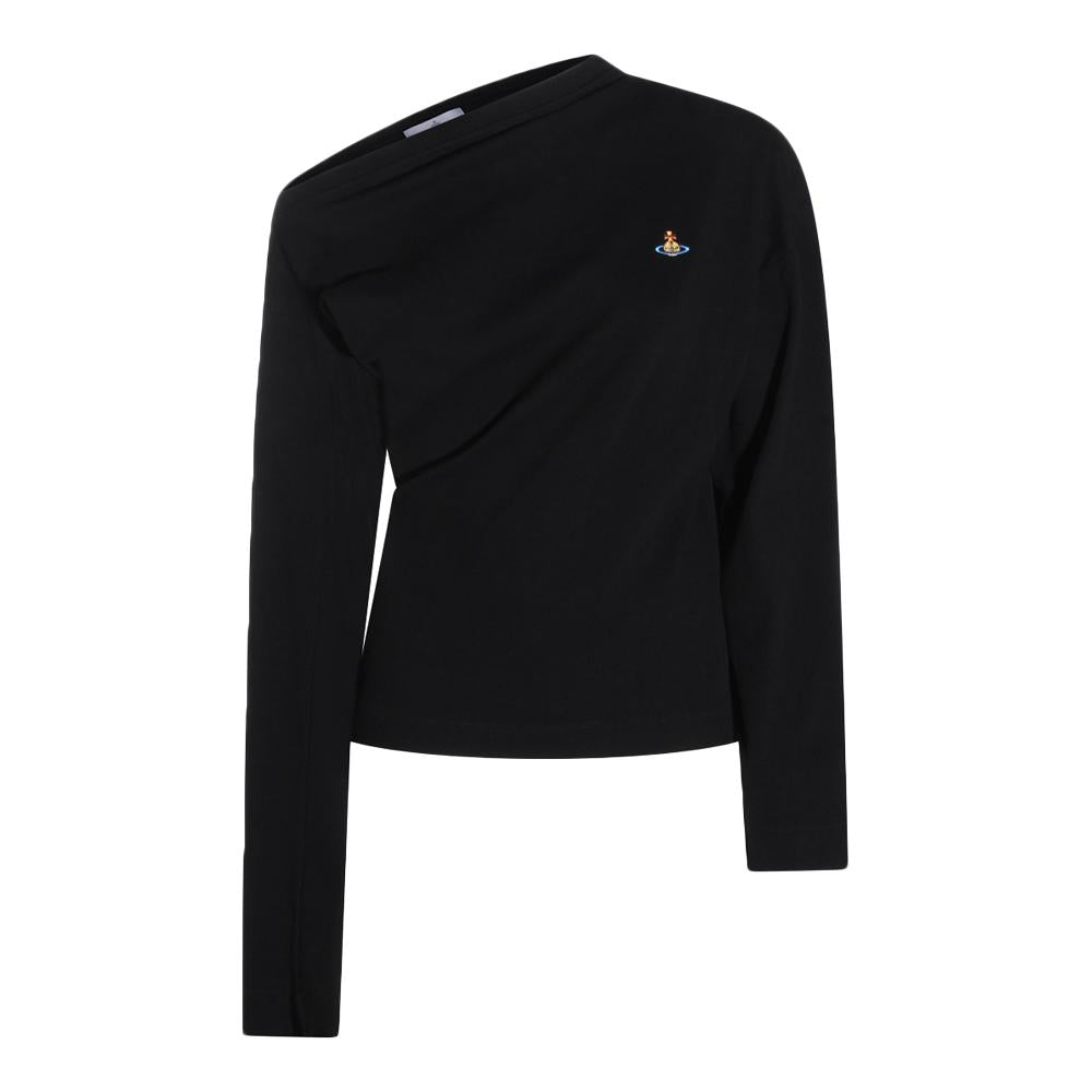 Vivienne Westwood HEBO Drape T-Shirt Black