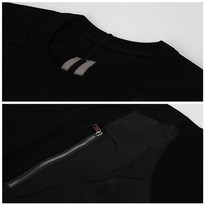Rick Owens Black Zip Pocket Short Sleeve T-Shirt