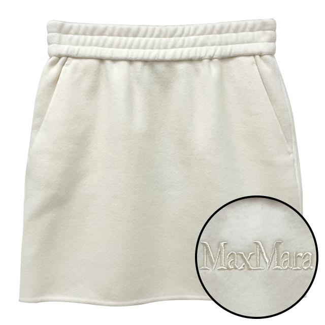 Max Mara ONAGRO Wool Cashmere Mini Skirt Black 24217760 0 001