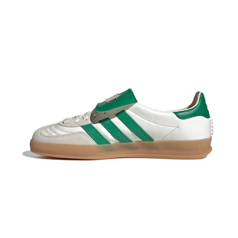 Adidas White Green Gazelle Indoor Low-Top Sneakers Men