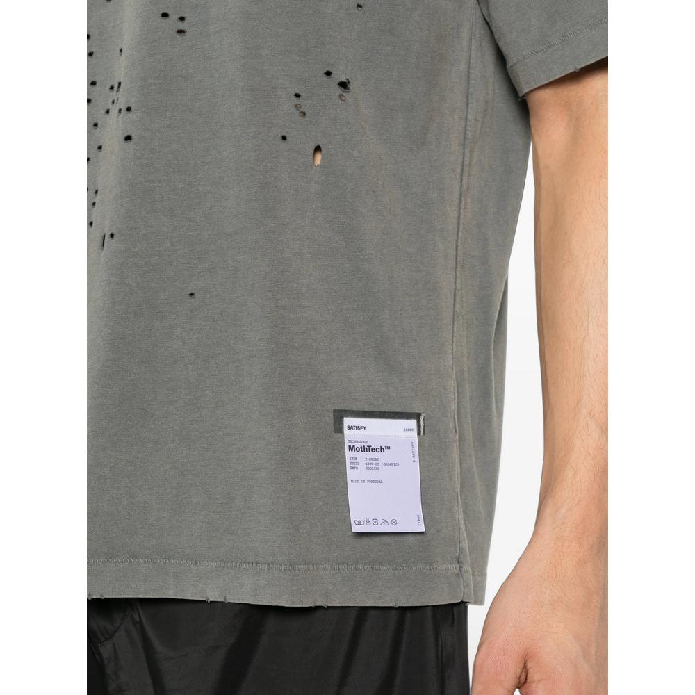 SATISFY Black Short Sleeve T-Shirt for Men