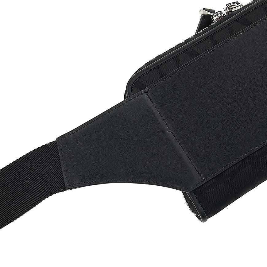 VALENTINO Nylon Iconography Belt Bag Black Unisex Crossbody