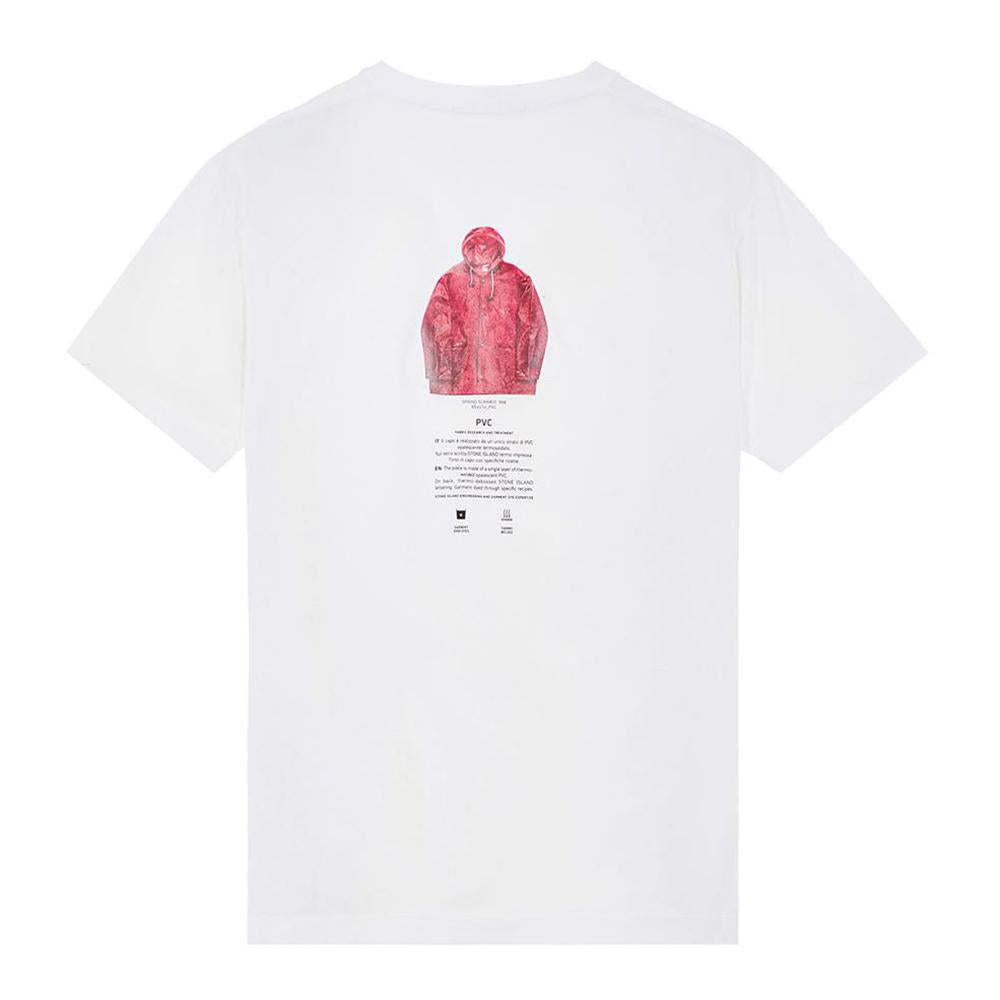 STONE ISLAND Archivio Project Logo Print Short Sleeve T-Shirt White