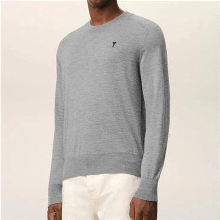 AMI Wool Crewneck Ami de Coeur Sweater