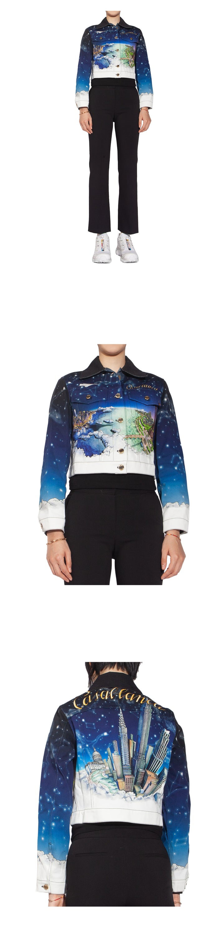 Casablanca Women's Classic Denim Jacket JK 025 04