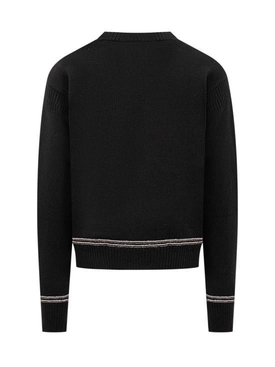 Marni Black Crewneck Knit Sweater GCMG0293 Q1UFH947