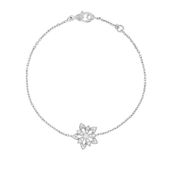 Van Cleef & Arpels Mini Cutout Lotus Bracelet VCARP1AB00