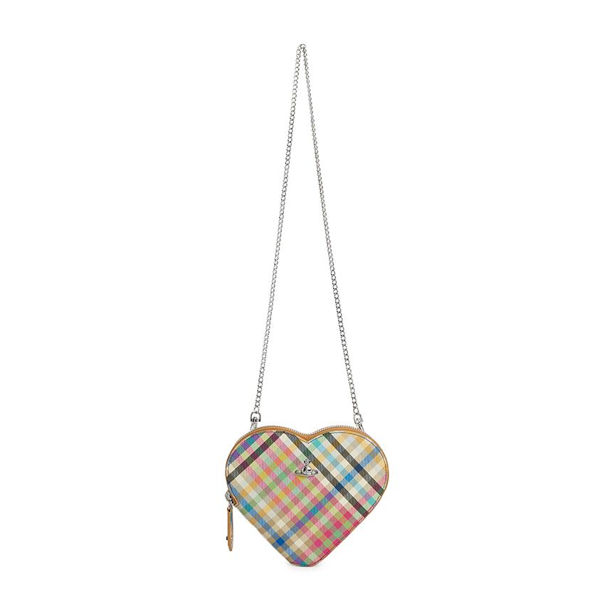 Vivienne Westwood Heart Chain Crossbody Bag for Women