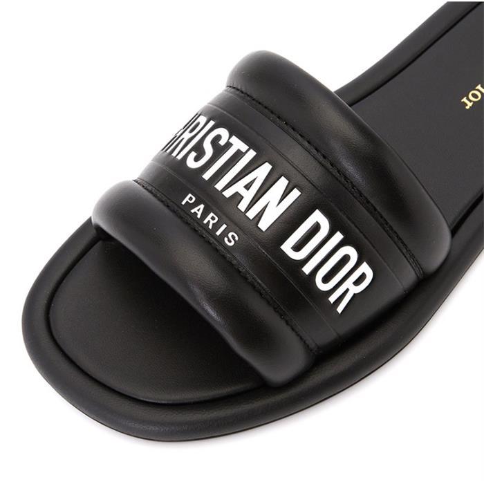 DIOR Christian Dior Logo Mule Slide Sandals for Women KCQ861LBO