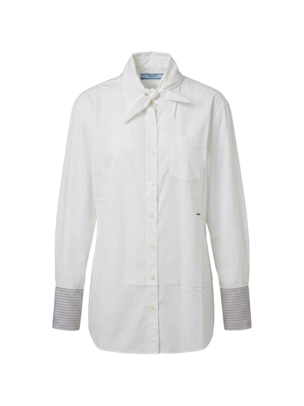 PRADA Black Long Sleeve Button-Up Shirt