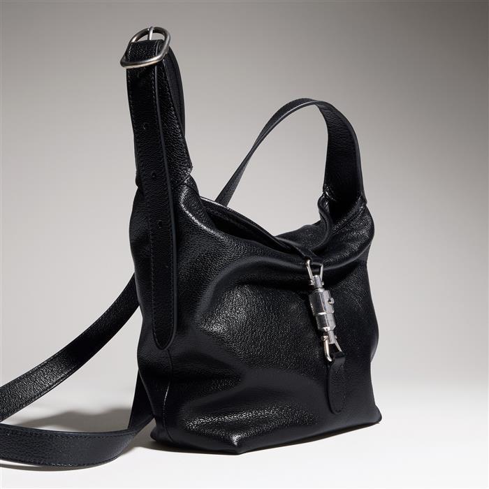 GUCCI Mini Shoulder Bag Black Leather Shoulder Bag