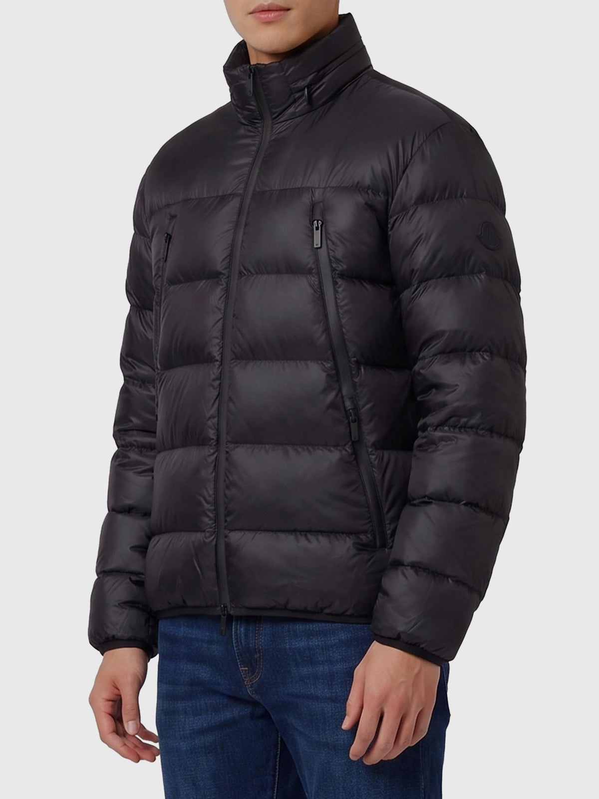 Moncler Black Down Puffer Jacket for Men