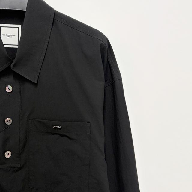 WOOYOUNGMI Cotton Half-Sleeve Shirt for Men W261SH15 843B