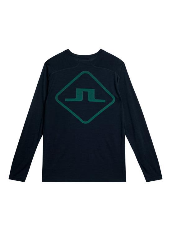 J LINDEBERG Long Sleeve Sweatshirt Top for Men AMJT092766855 JL NAVY DOM