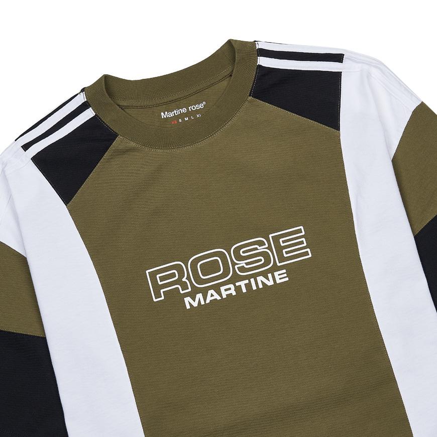 MARTINE ROSE Men’s Oversized Panel T-Shirt 630JE01411D GRN