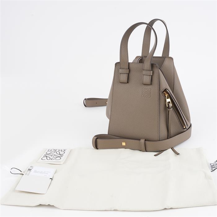 LOEWE Soft Grained Calfskin Compact Hammock Shoulder Bag