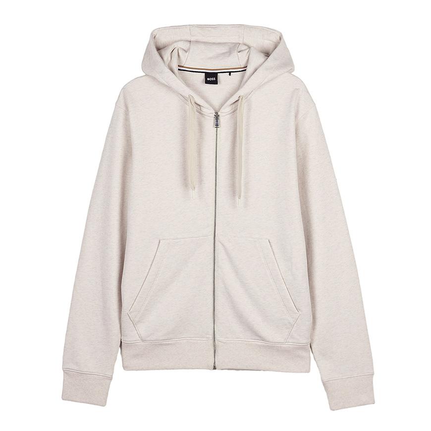 HUGO BOSS Men’s Terry Logo Zip Hoodie 50546405 132