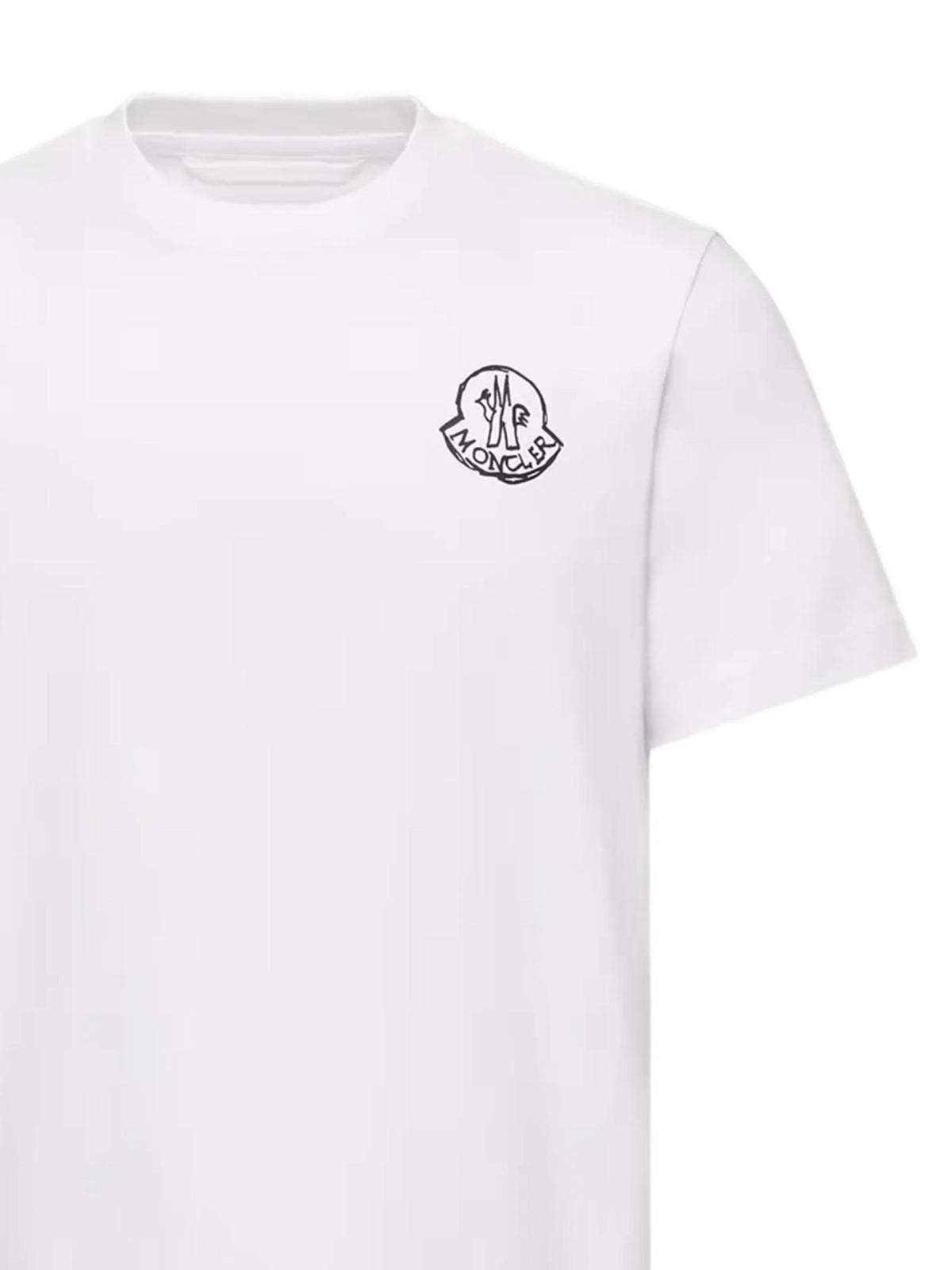 Moncler Short Sleeve T-Shirt Navy Cotton Men’s Top