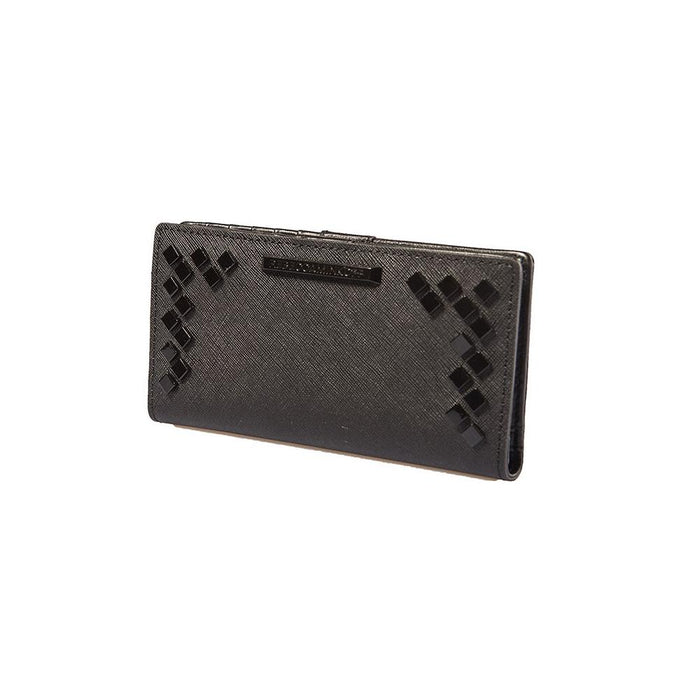 Rebecca Minkoff Black Saffiano Leather Continental Wallet