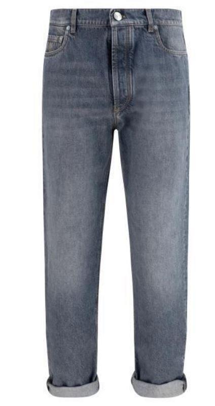 Brunello Cucinelli Medium Gray Denim Jeans Men’s