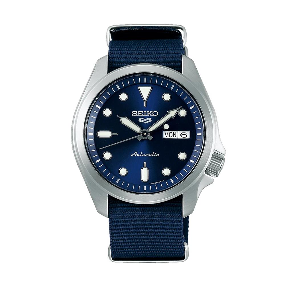 Seiko Blue Silver NATO Strap Men’s Sports Watch SRPE63K1
