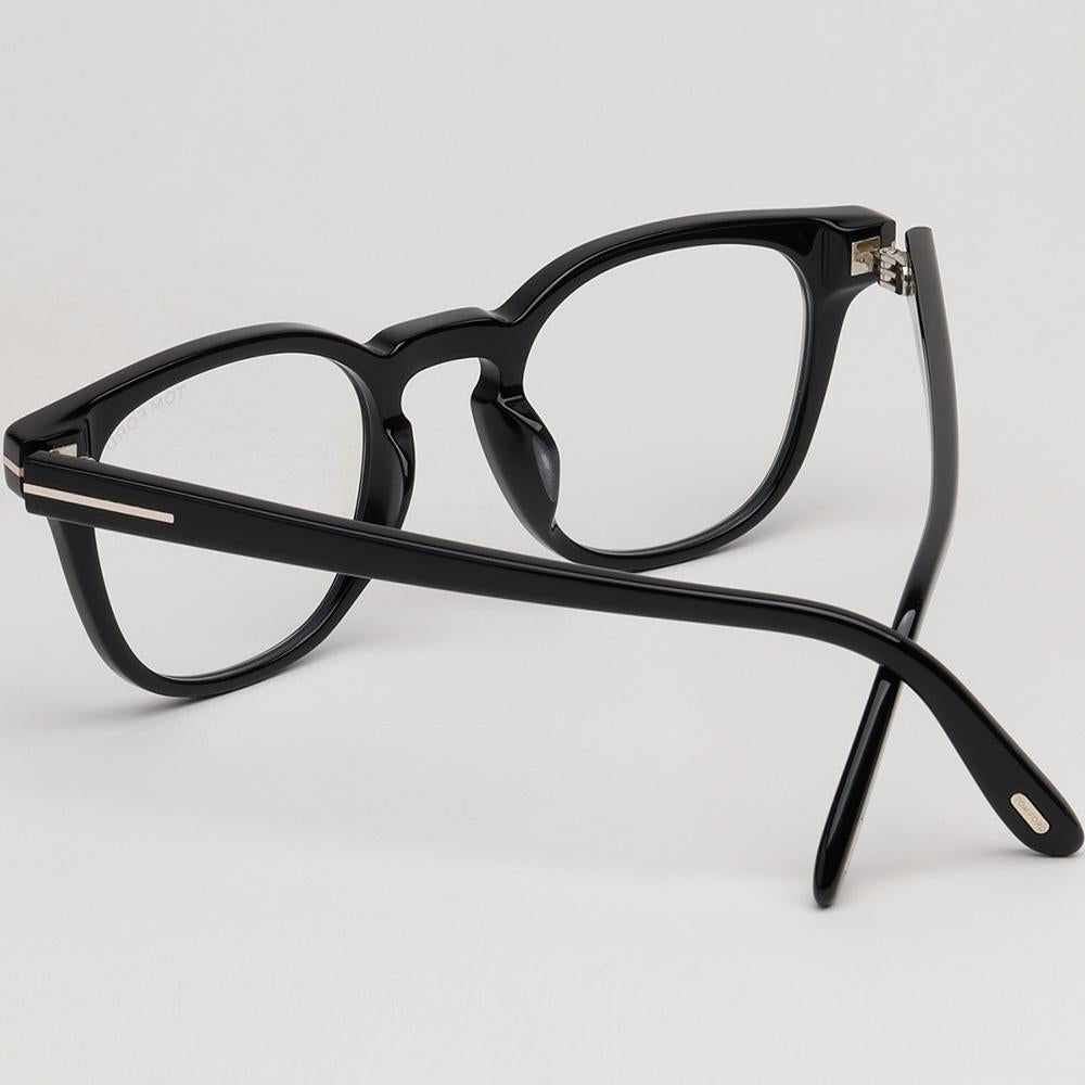 TOM FORD Blue Light Blocking Acetate Eyeglasses Asian Fit Unisex TF6015KB 001