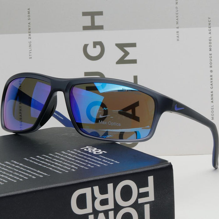 Nike Adrenaline 22 M Blue Mirror Sports Sunglasses Unisex DV2155 021