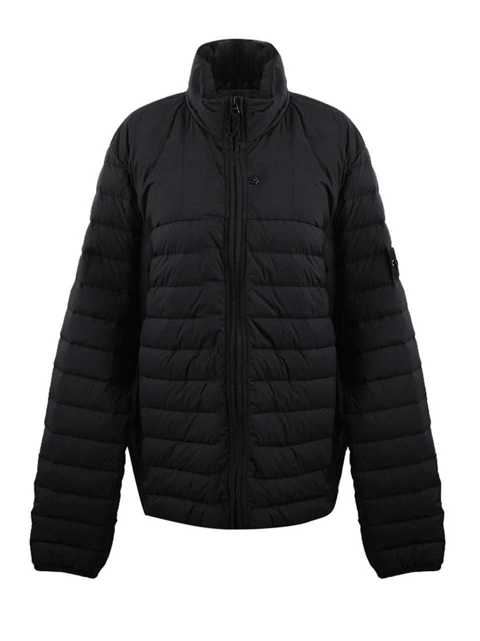 STONE ISLAND Men’s Anti-Drop Finish Stand Collar Down Jacket